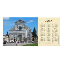 Carte photo de calendrier de la nouvelle 2012 Sant Cartes De Vœux Avec Photo