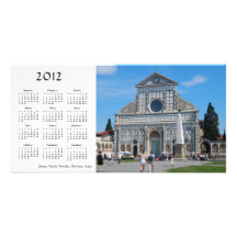 Carte photo de calendrier de la nouvelle 2012 Sant Photocartes Personnalisées
