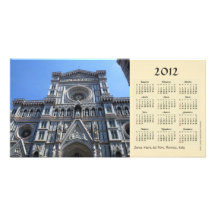 Carte photo de calendrier Santa Maria del Fiore 20 Cartes Avec Photo