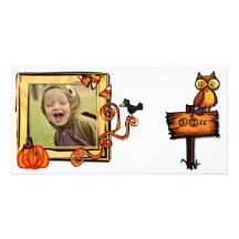 Carte photo de Halloween Carte Avec Photo