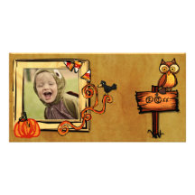Carte photo de Halloween Photocarte Personnalisée