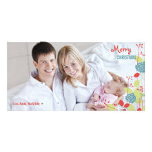 Carte photo de jardin de Noël Modèle Pour Photocarte