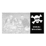 Carte photo de jolly roger carte avec photo