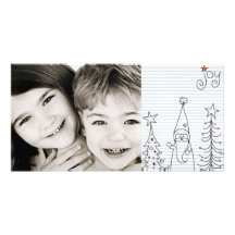 carte photo de Joyeux Noël Cartes De Vœux Avec Photo