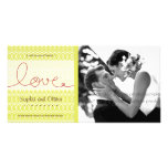 Carte photo de Merci de mariage de thé d'amour de  Photocartes Personnalisées