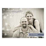 Carte photo de vacances de souhaits invitation personnalisée