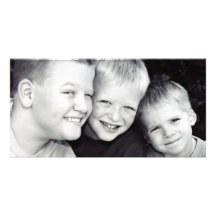 Carte photo des frères trois photocarte