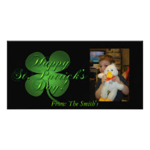 Carte photo du jour de St Patrick Cartes De Vœux Avec Photo