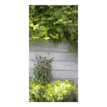 Carte photo floral carte avec photo