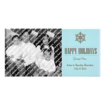 Carte photo simple de salutation de Noël de famill Photocartes Personnalisées