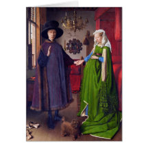 Carte : Portrait de mariage avant janvier Van Eyck