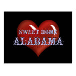 Carte postale à la maison douce de l'Alabama