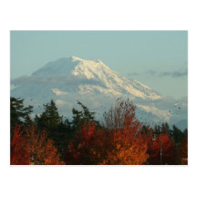 Carte postale : Automne le mont Rainier