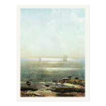 Carte postale avec Nikolay N. Dubovskoy Painting