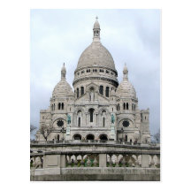 Carte postale avec Sacre Coeur De Paris
