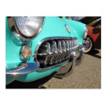 Carte postale bleue de ~ de Corvette