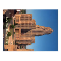 Carte postale - Buffalo NY d'hôtel de ville