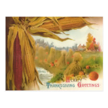 Carte postale chaleureuse de salutations de thanks