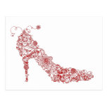Carte postale chic de ~ de chaussure