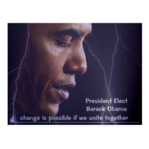 carte postale de 10.21President Barack Obama