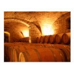 Carte postale de barils de vin