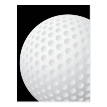 Carte postale de boule de golf