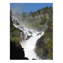 Carte postale de cascade