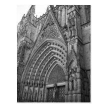 Carte postale de Catedral de La (Barcelone, Espagn