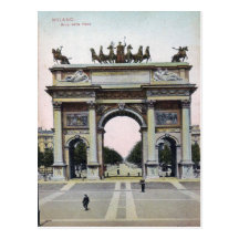 Carte postale de cru de l'Italie de pas de della d