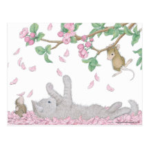 Carte postale de Designs® de Maison-Souris