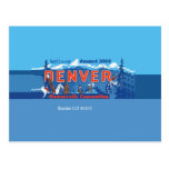 Carte postale de DNC Denver le Colorado