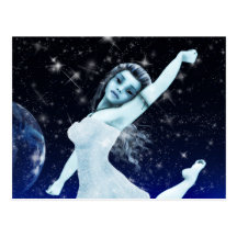Carte postale de Fae de neige