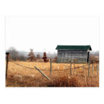 Carte postale de ferme de pays