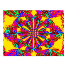 Carte postale de fleur de passion