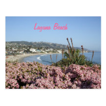 Carte postale de fleurs de Laguna Beach