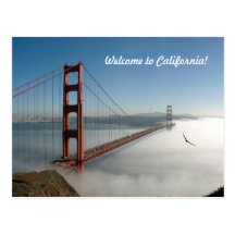 Carte postale de Golden Gate de San Francisco