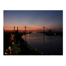 Carte postale de la rivière Savannah