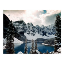 Carte postale de lac moraine