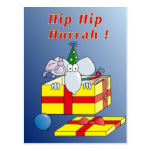 carte postale de l'anniversaire de l'enfant