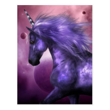 Carte postale de licorne