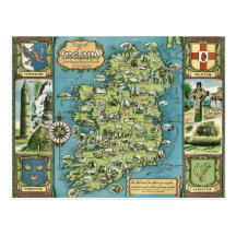 Carte postale de l'Irlande