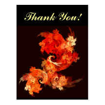 Carte postale de Merci de Firebirds de danse