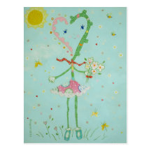 Carte postale de Mlle Valentine
