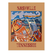 Carte postale de NASHVILLE, TENNESSEE