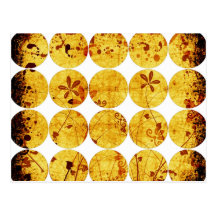 Carte postale de photo de cercle