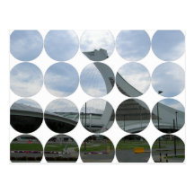 Carte postale de photo de cercle