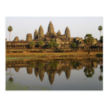Carte postale de photo de voyage du Cambodge | Ang