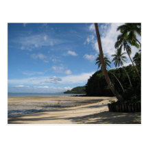 Carte postale de plage de Fijian