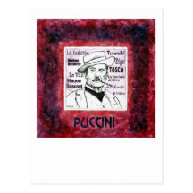 Carte postale de Puccini