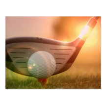 Carte postale de putter de golf